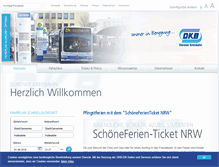 Tablet Screenshot of dkb-dn.de